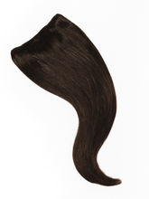 Load image into Gallery viewer, Clip-in Dark Brown Hair Extensions