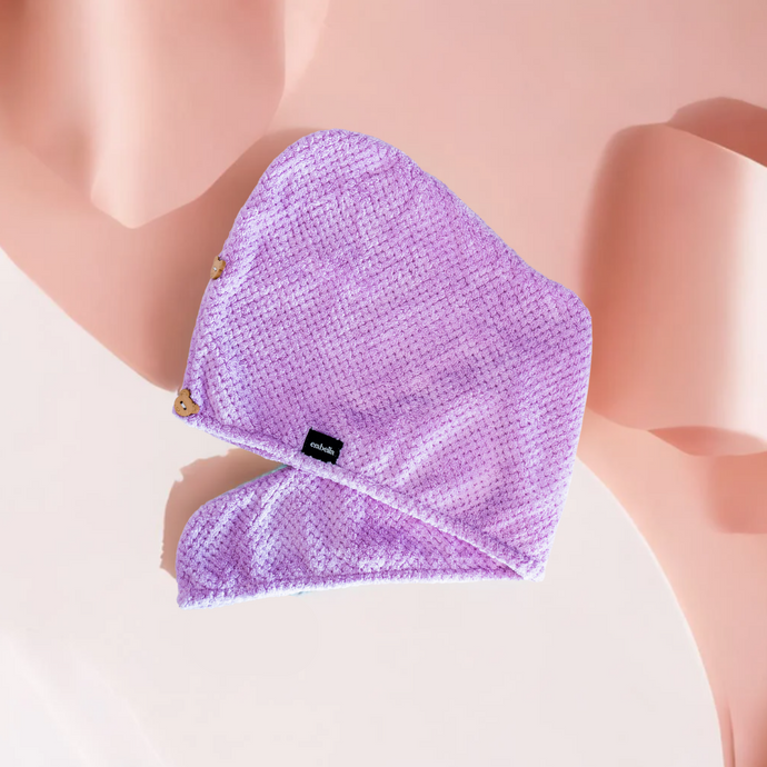 Hair towel light purple