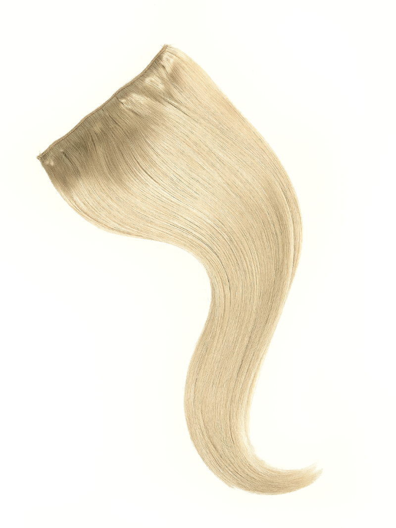 Clip-in Ash blonde Hair Extensions