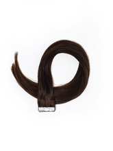 Load image into Gallery viewer, Tape- in Dark Brown Hair Extensions tapes
