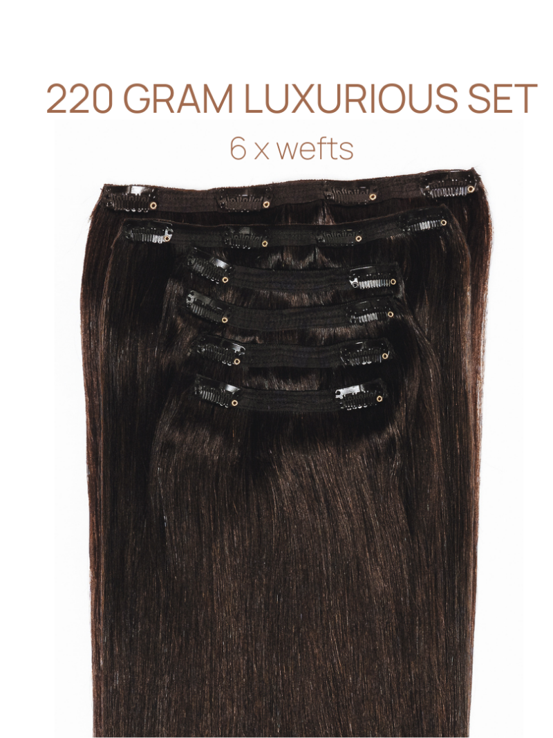 20" Clip-In Dark Brown #2