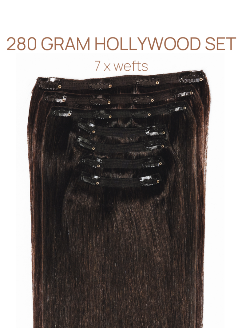 20" Clip-In Dark Brown #2