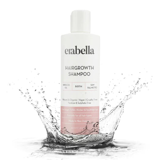 Hair growth shampoo in water